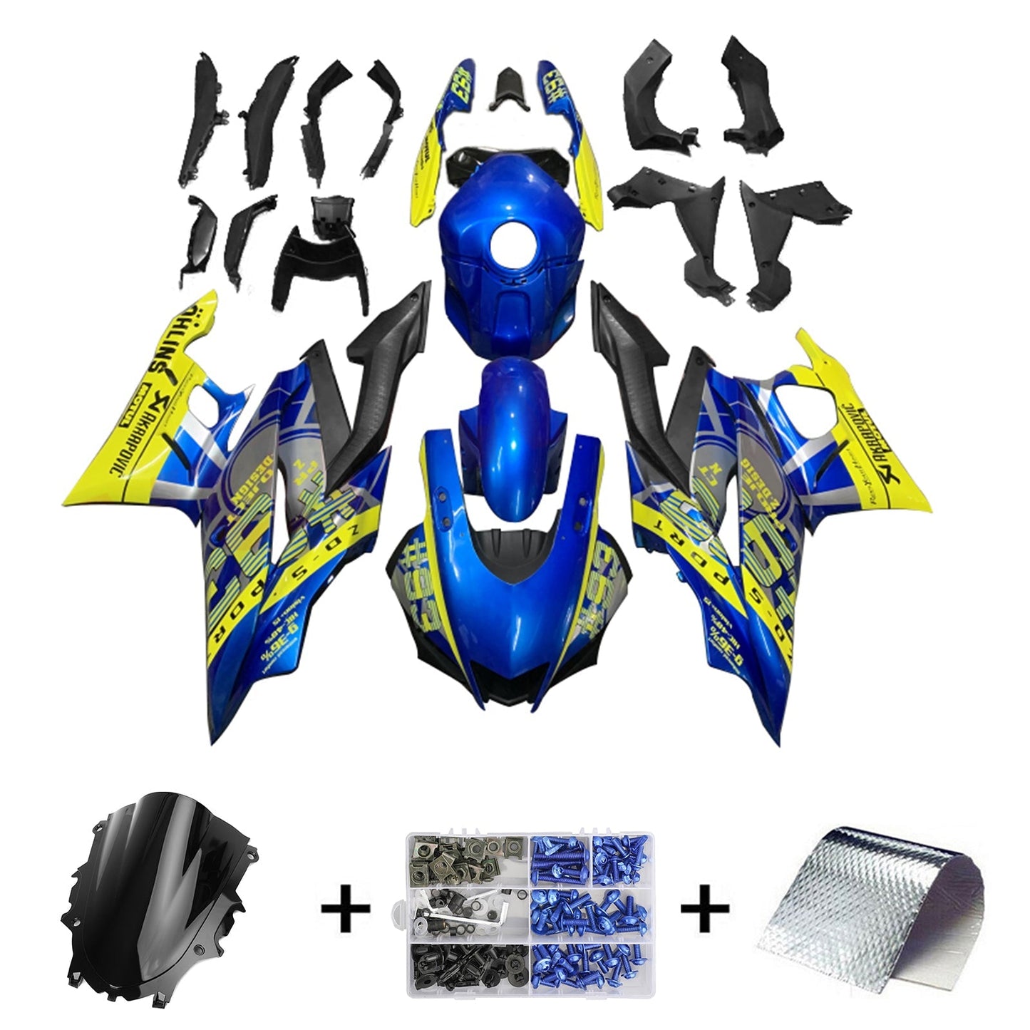 2022-2024 Yamaha YZF-R3 R25 Fairing Kit Bodywork Plastic ABS