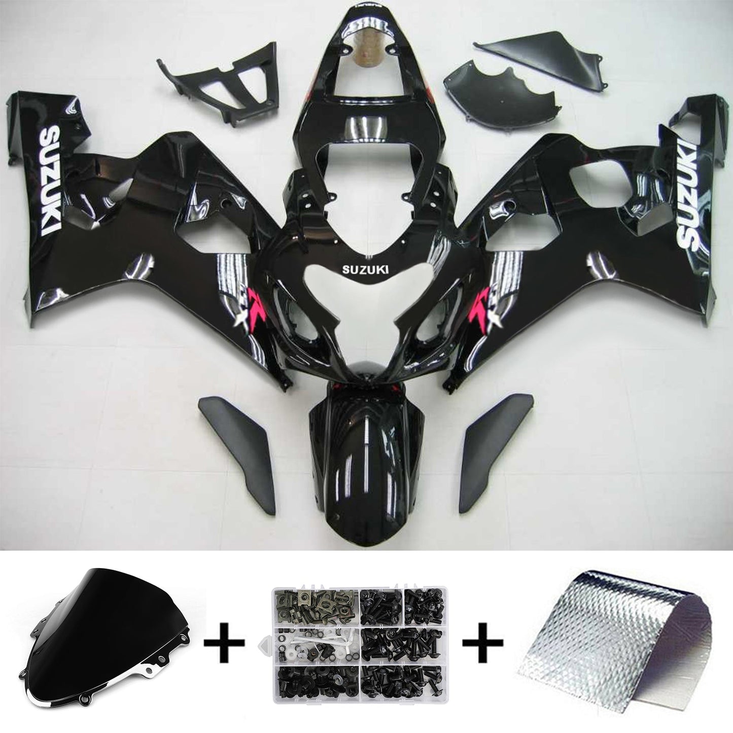 2004-2005 Suzuki GSXR 600/750 Fairing Kit Bodywork Plastic ABS