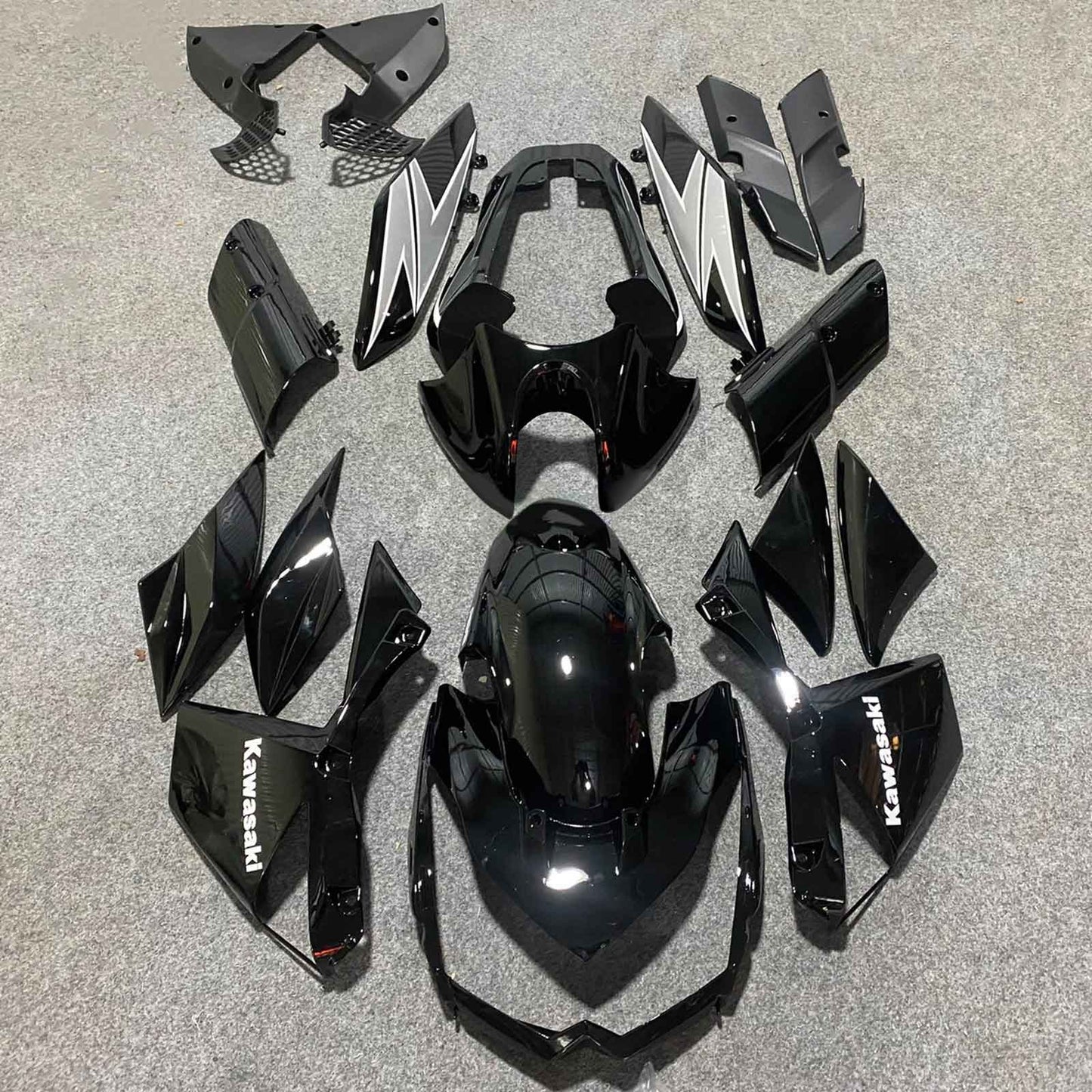 2010-2013 Kawasaki Z1000 Fairing Kit Bodywork Plastic ABS