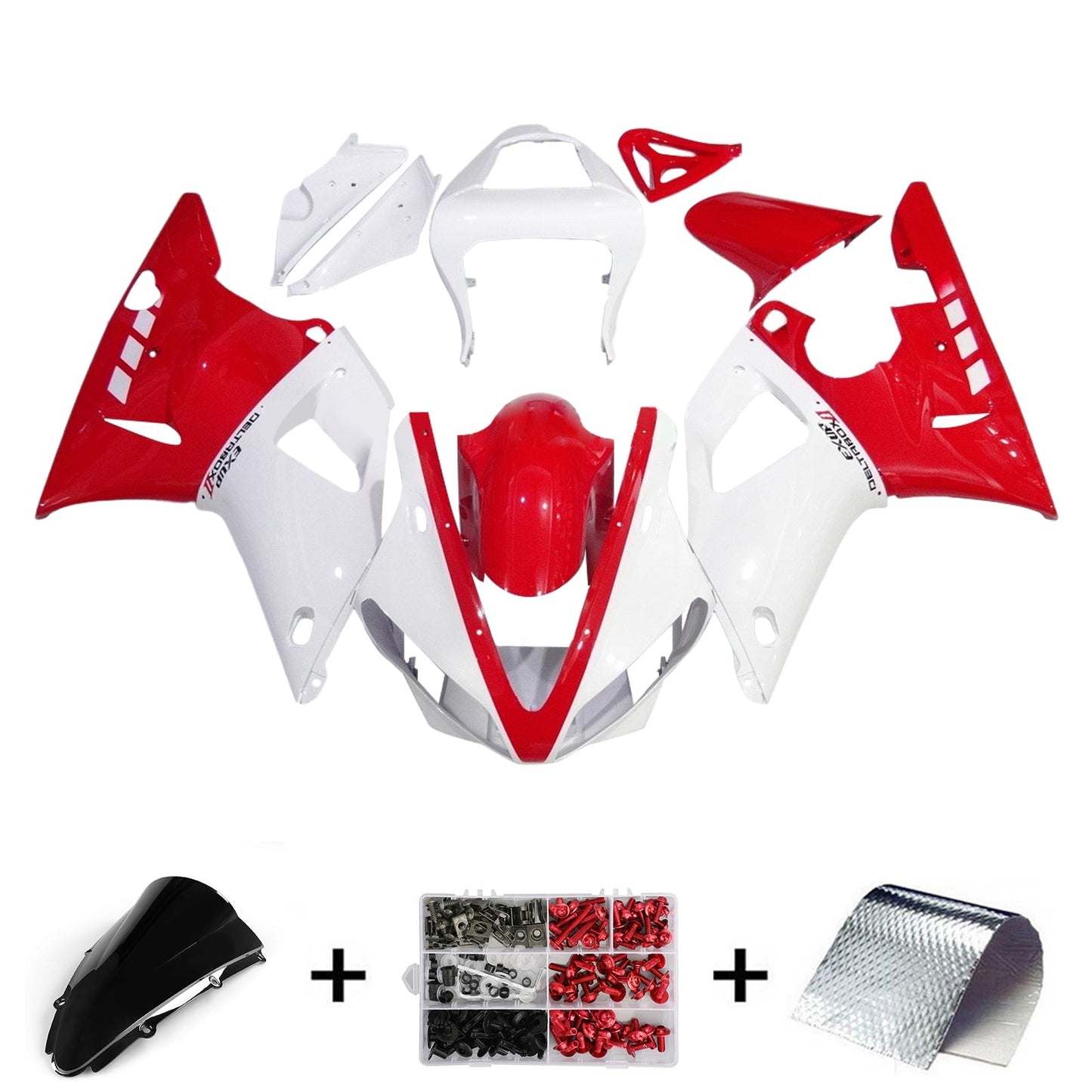 2000-2001  Yamaha YZF 1000 R1 Fairing Kit Bodywork Plastic ABS