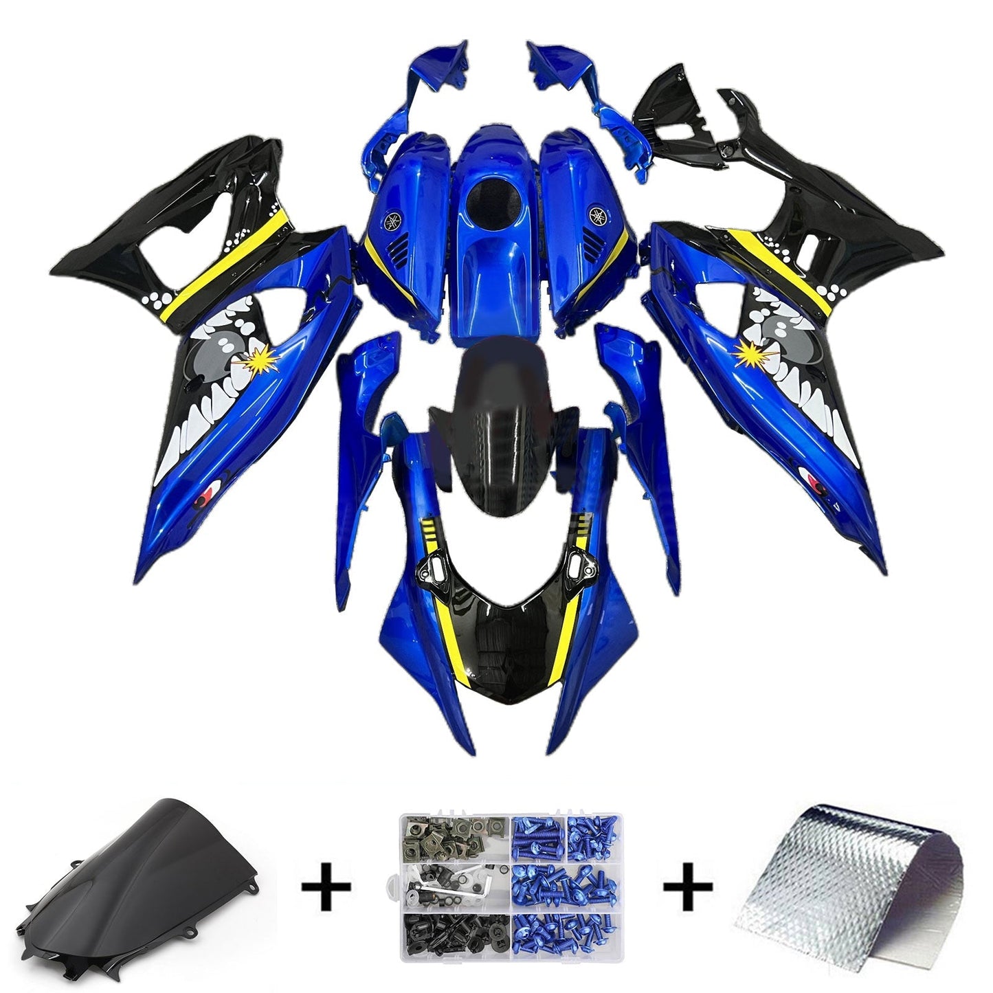 2021-2025 Yamaha YZF-R7 Fairing Kit Bodywork Plastic ABS