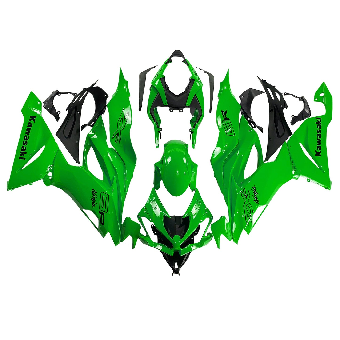2019-2023 Kawasaki ZX6R Fairing Kit Bodywork Plastic ABS