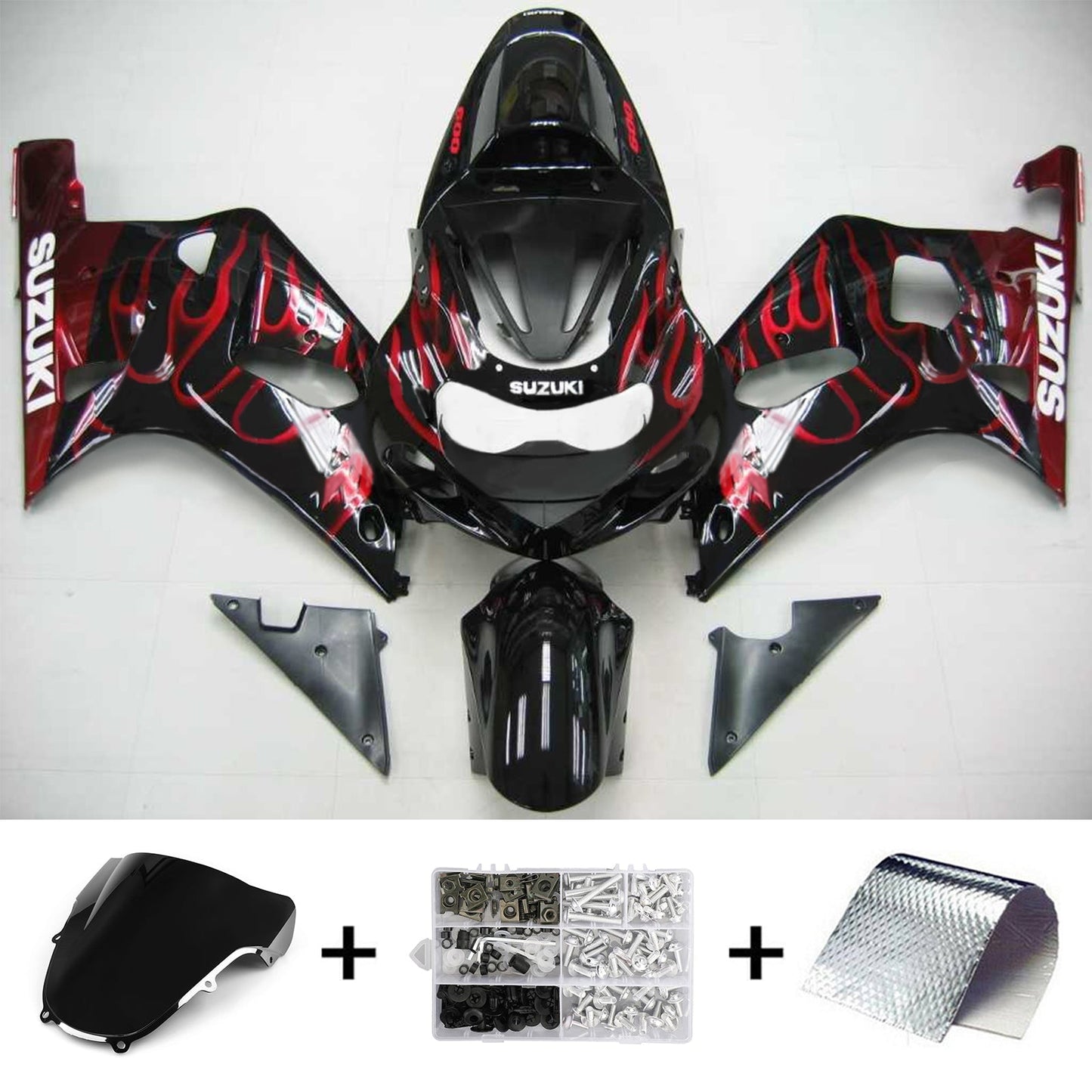 2001-2003 Suzuki GSXR600 Fairing Kit Bodywork Plastic ABS