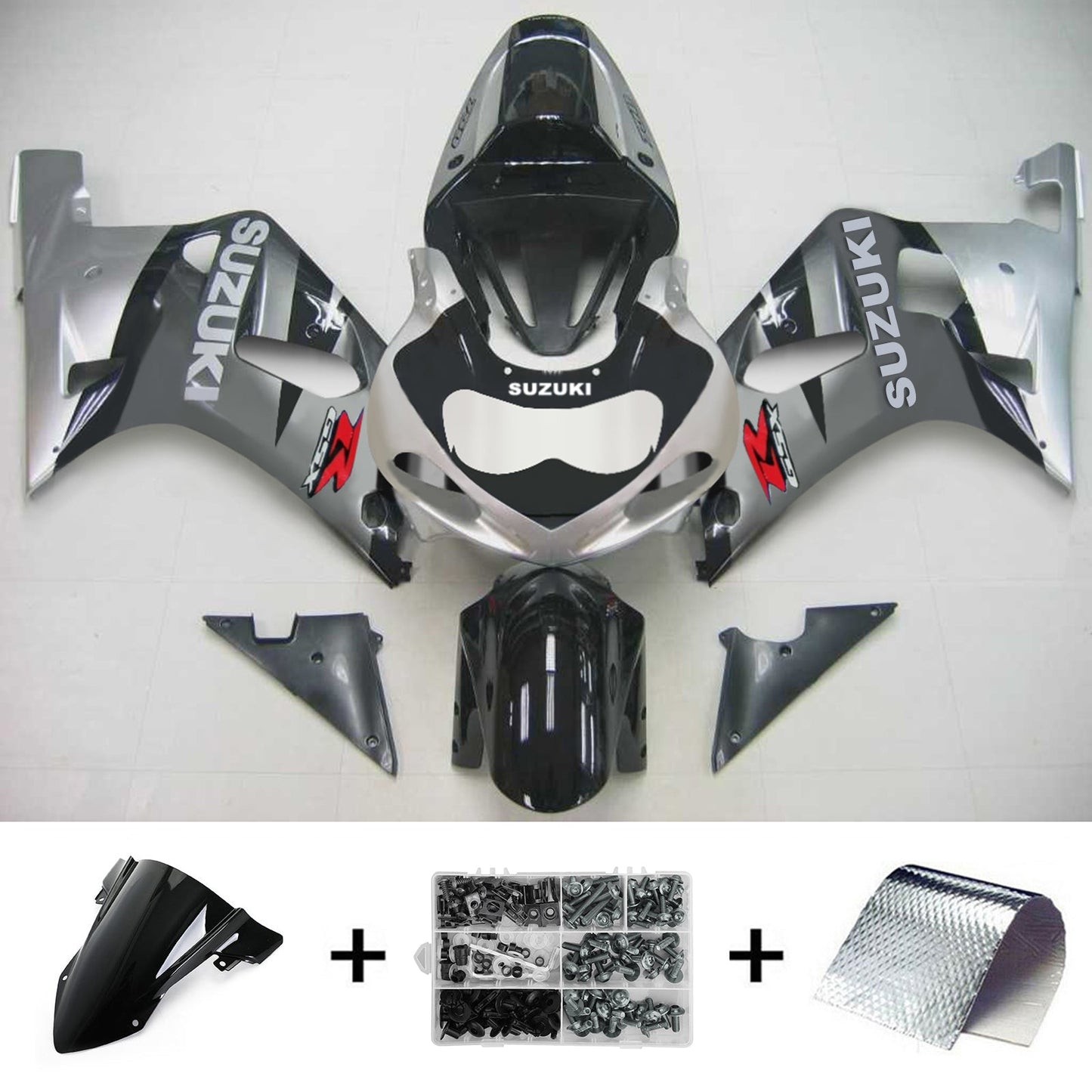 2001-2003 Suzuki GSXR750 Fairing Kit Bodywork Plastic ABS
