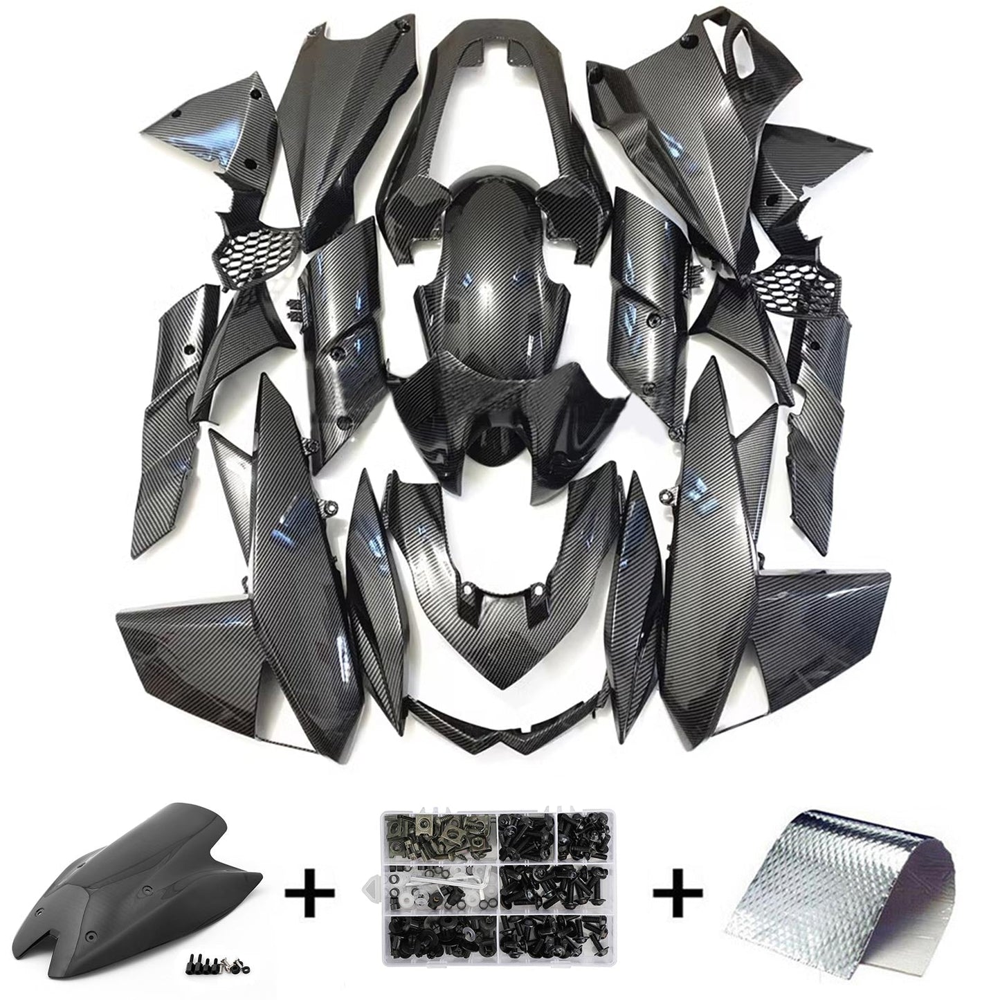 2010-2013 Kawasaki Z1000 Fairing Kit Bodywork Plastic ABS