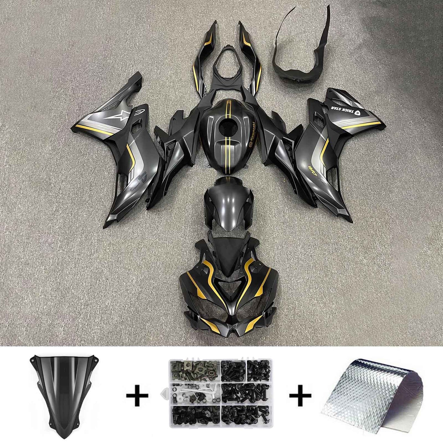 2019-2024 Kawasaki Ninja ZX-25R ZX-4R ZX-4RR Fairing Kit