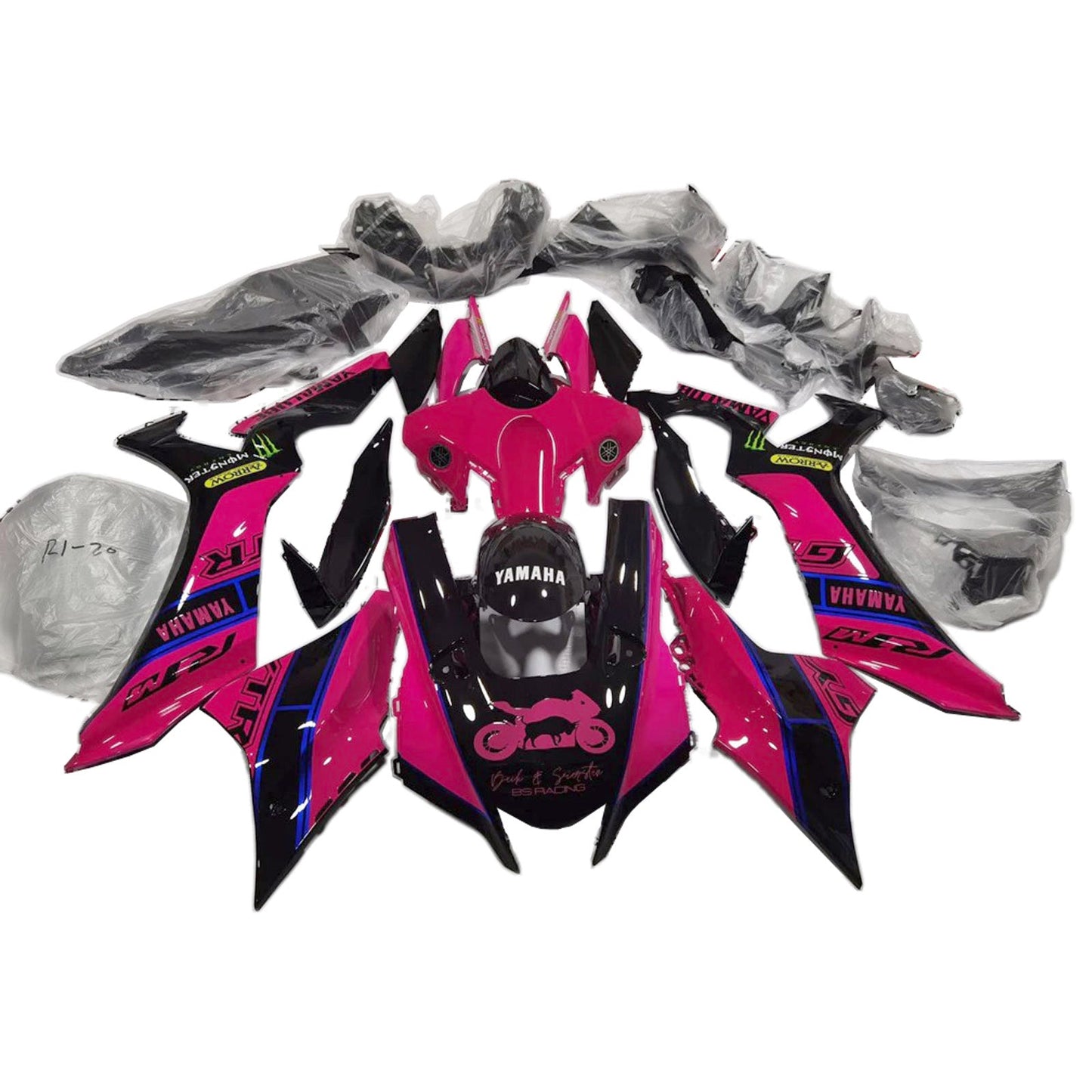 2020-2024 Yamaha YZF-R1 Fairing Kit Bodywork Plastic ABS
