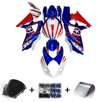 2007-2008 Injection Fairing Kit Bodywork Plastic ABS For Suzuki GSXR1000 K7