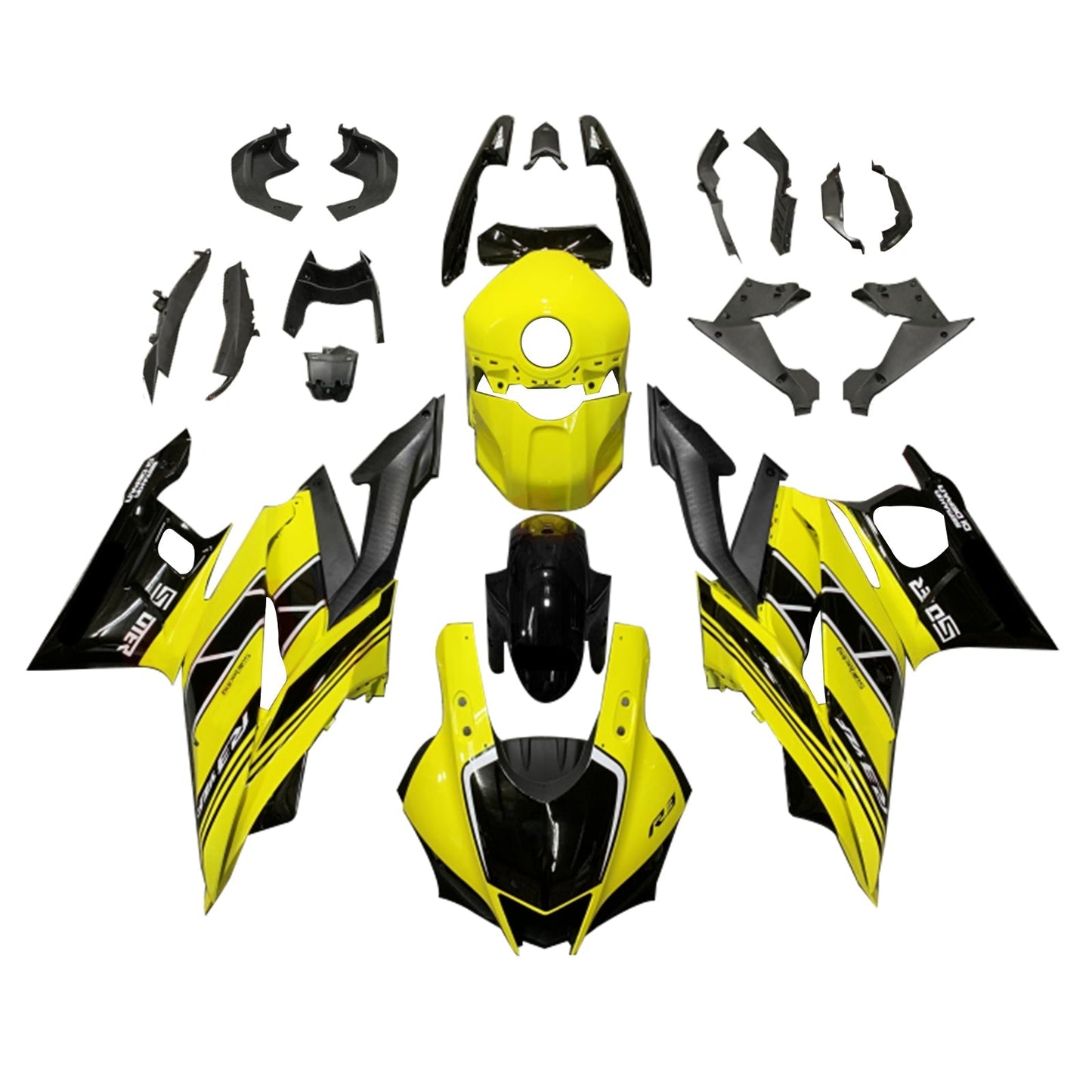 2022-2024 Yamaha YZF-R3 R25 Fairing Kit Bodywork Plastic ABS