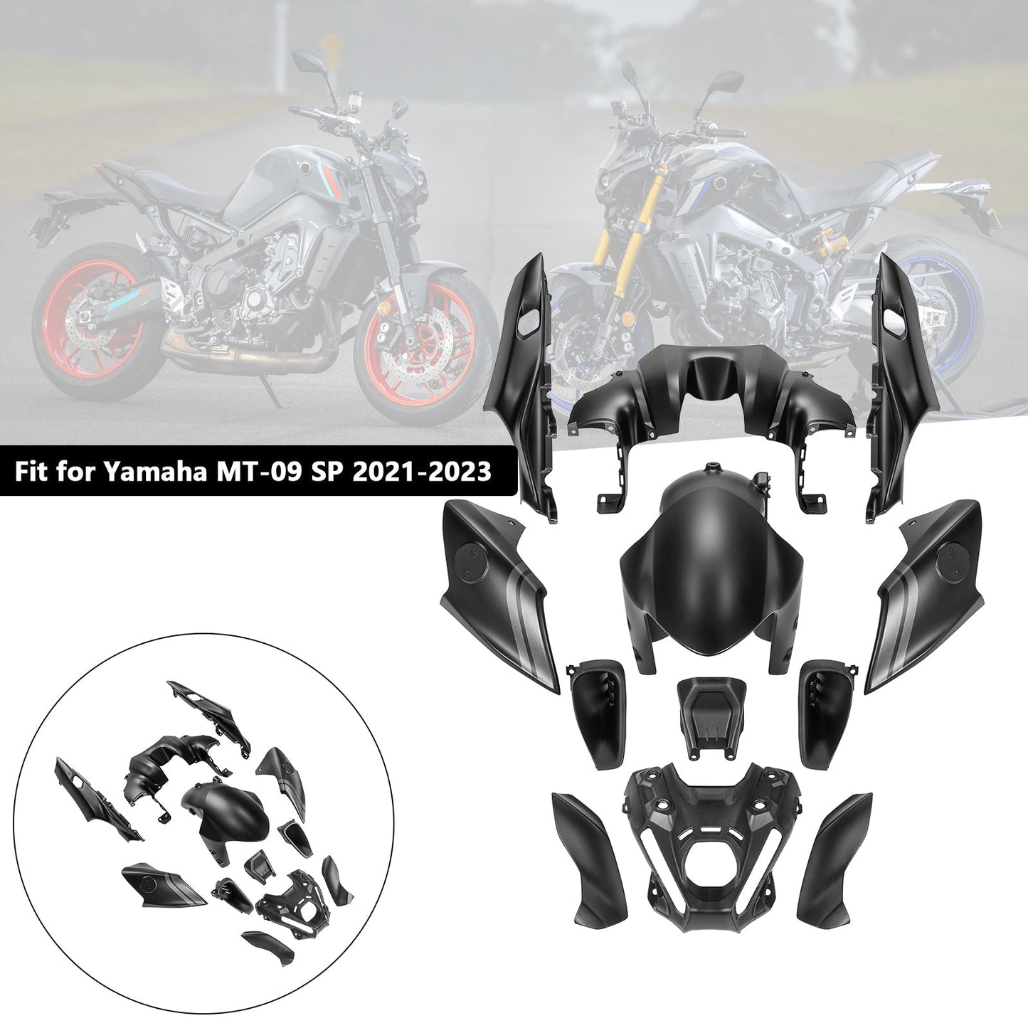 2021-2023 Yamaha MT-09 / MT-09 SP Fairing Kit