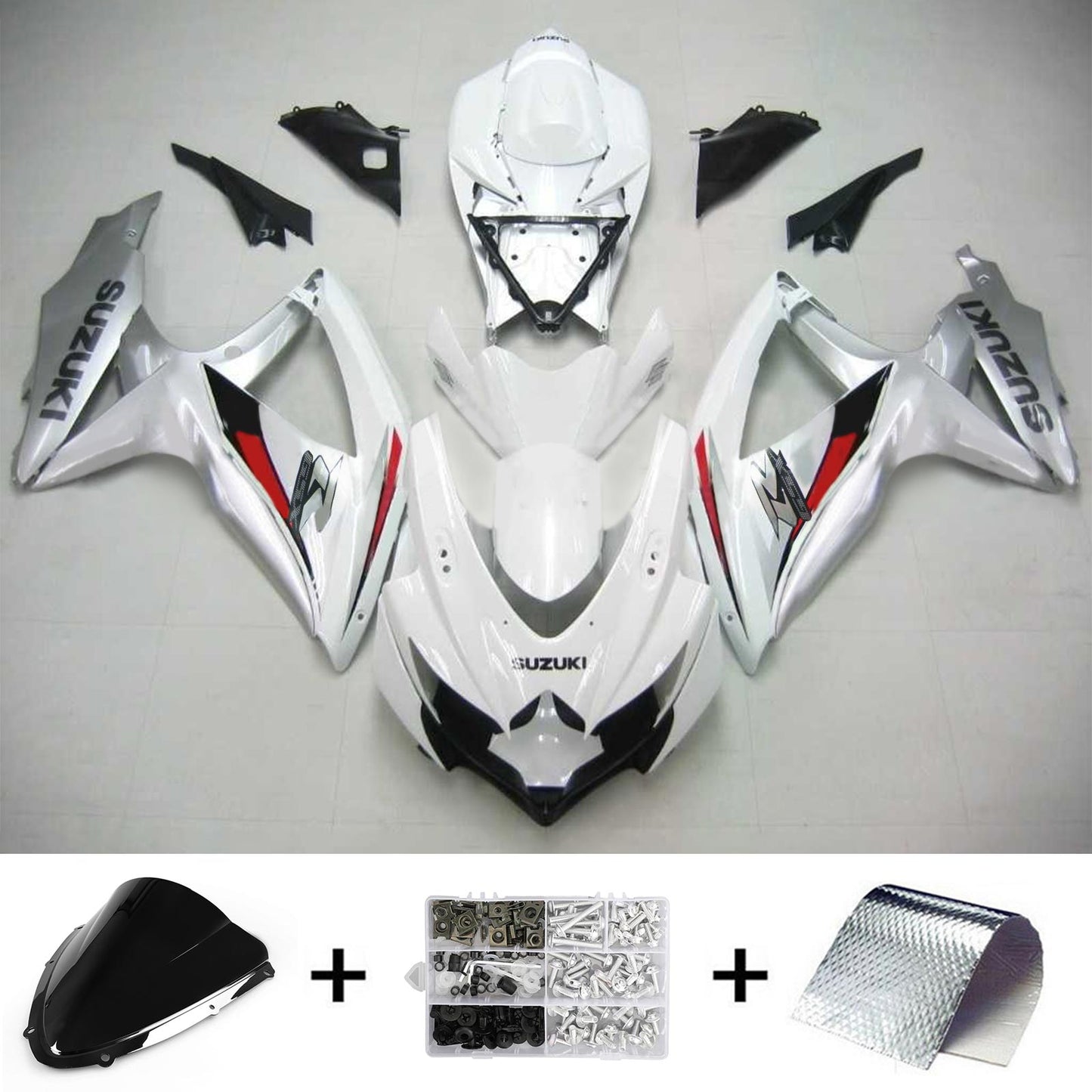 2008-2010 Suzuki GSXR 600/750 K8 Fairing Kit Bodywork Plastic ABS