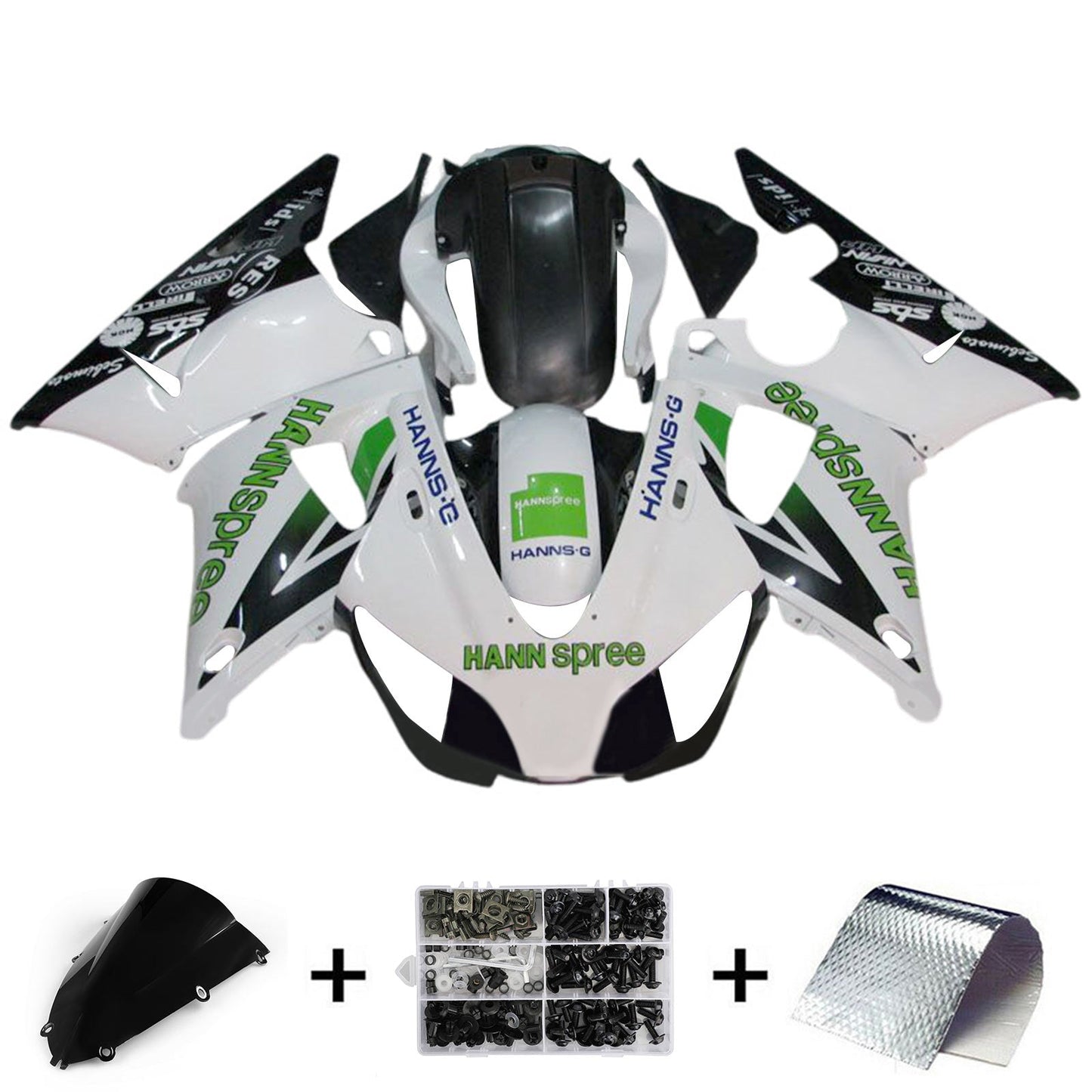 1998-1999 Yamaha YZF-R1 Fairing Kit Bodywork Plastic ABS
