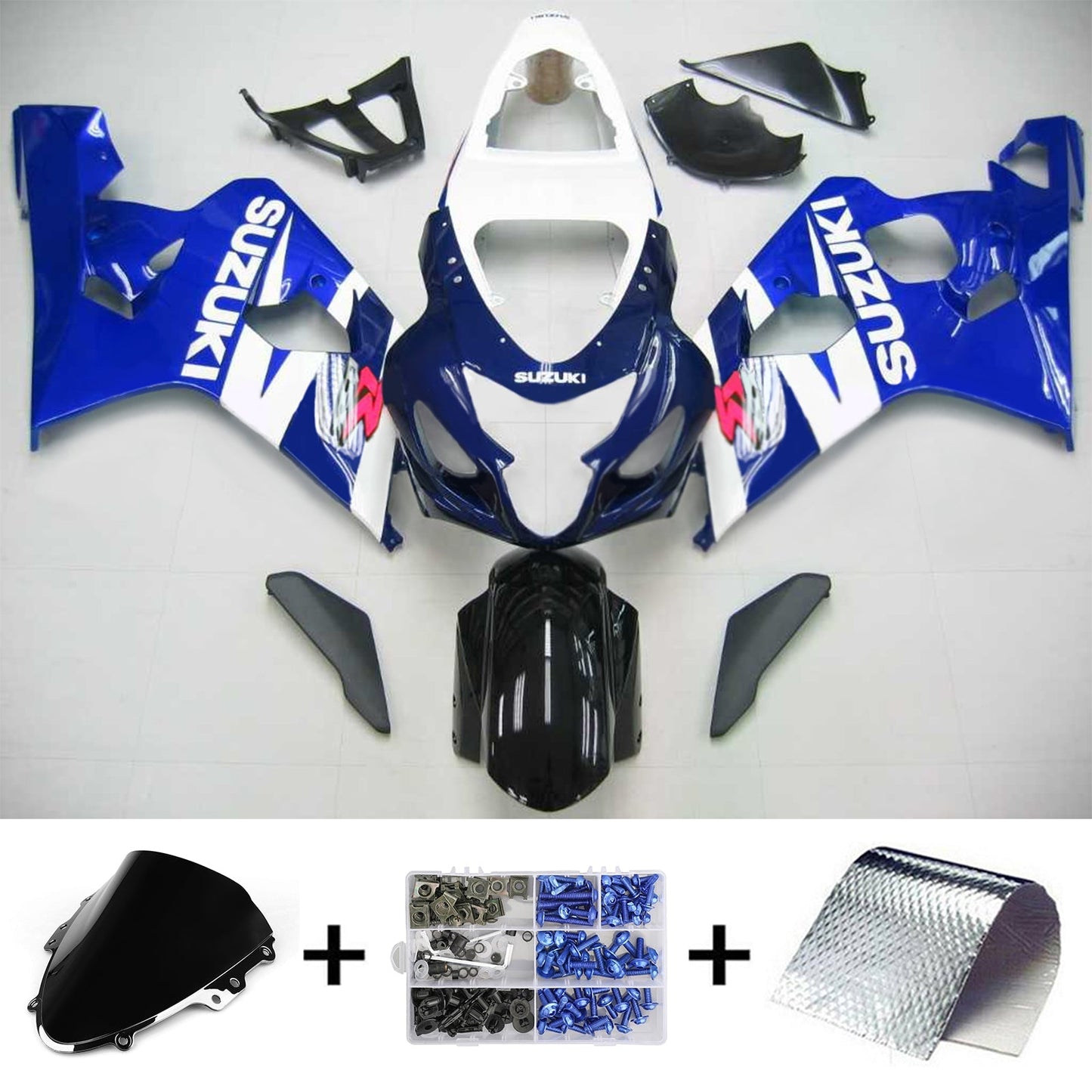 2004-2005 Suzuki GSXR 600/750 Fairing Kit Bodywork Plastic ABS