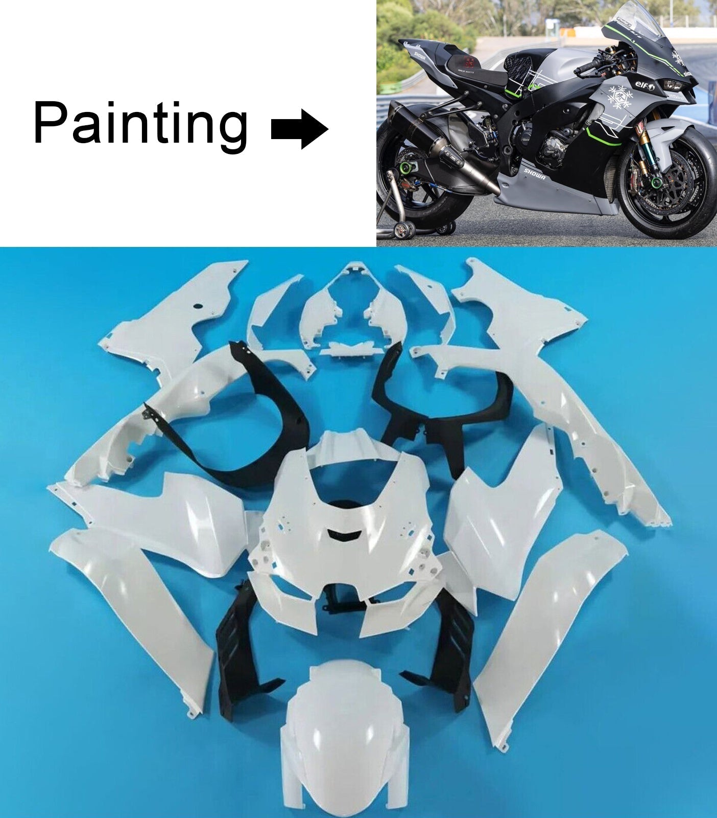 2021-2025 Kawasaki ZX-10R ZX-10RR Fairing Kit Bodywork ABS