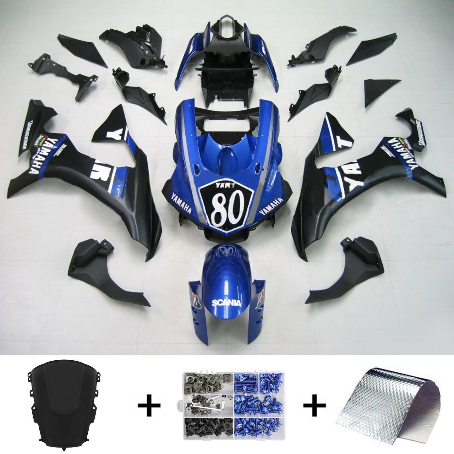 2020-2024 Yamaha YZF R1 Fairing Kit Bodywork Plastic ABS