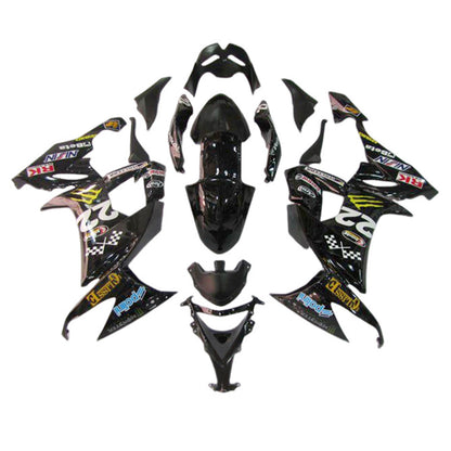 2008-2010 Kawasaki ZX10R Fairing Kit Bodywork Plastic ABS