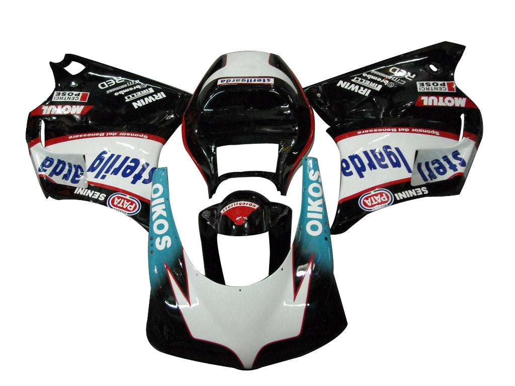 1996-2002 Fairings for Ducati 996 Black White Sterilgarda Generic