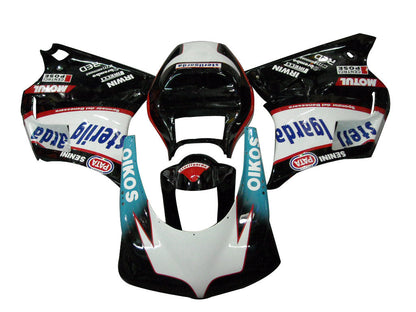 1996-2002 Fairings for Ducati 996 Black White Sterilgarda Generic