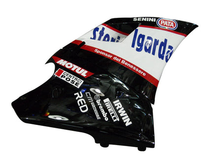 1996-2002 Fairings for Ducati 996 Black White Sterilgarda Generic