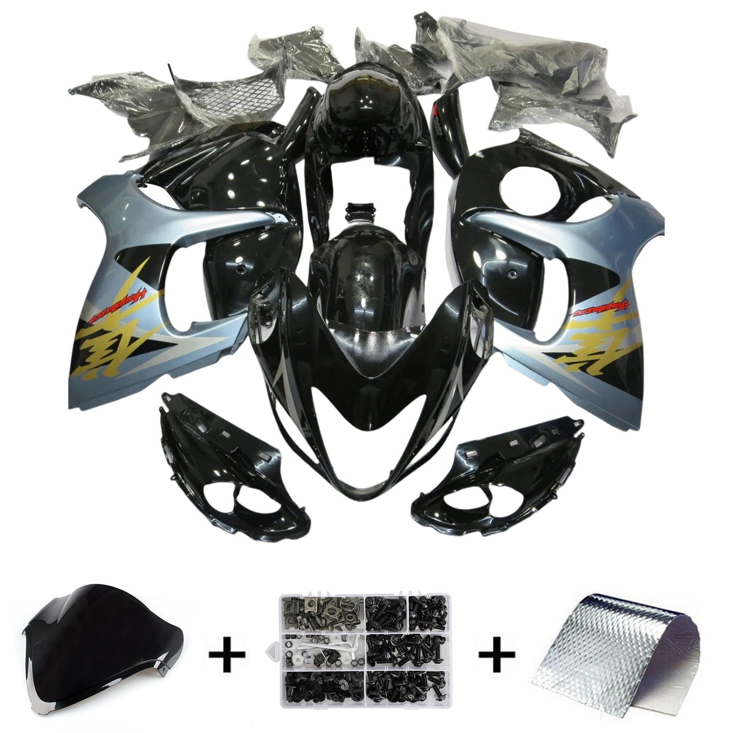 2008-2020 Suzuki Hayabusa GSX1300R Fairing Kit Bodywork Plastic ABS