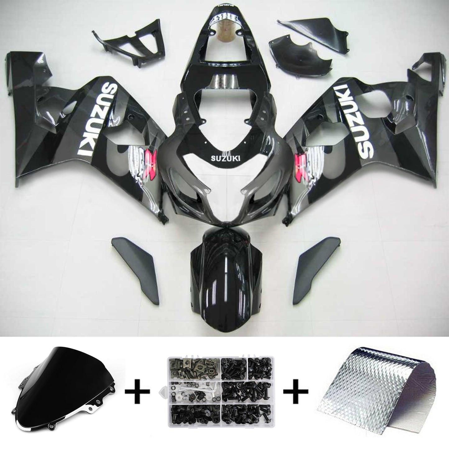 2004-2005 Suzuki GSXR 600/750 Fairing Kit Bodywork Plastic ABS