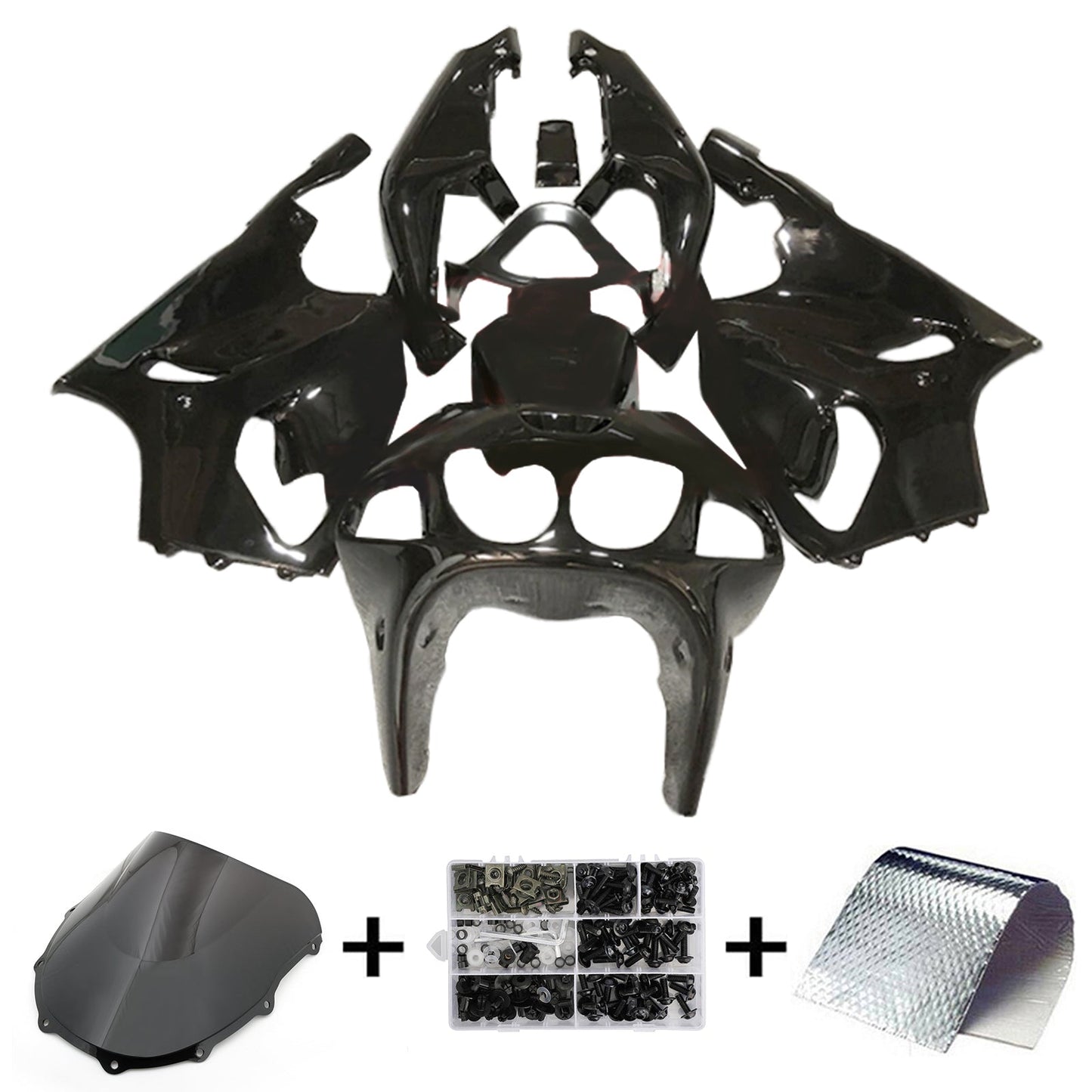 1996-2003 Kawasaki ZX-7R Fairing Kit Bodywork Plastic ABS