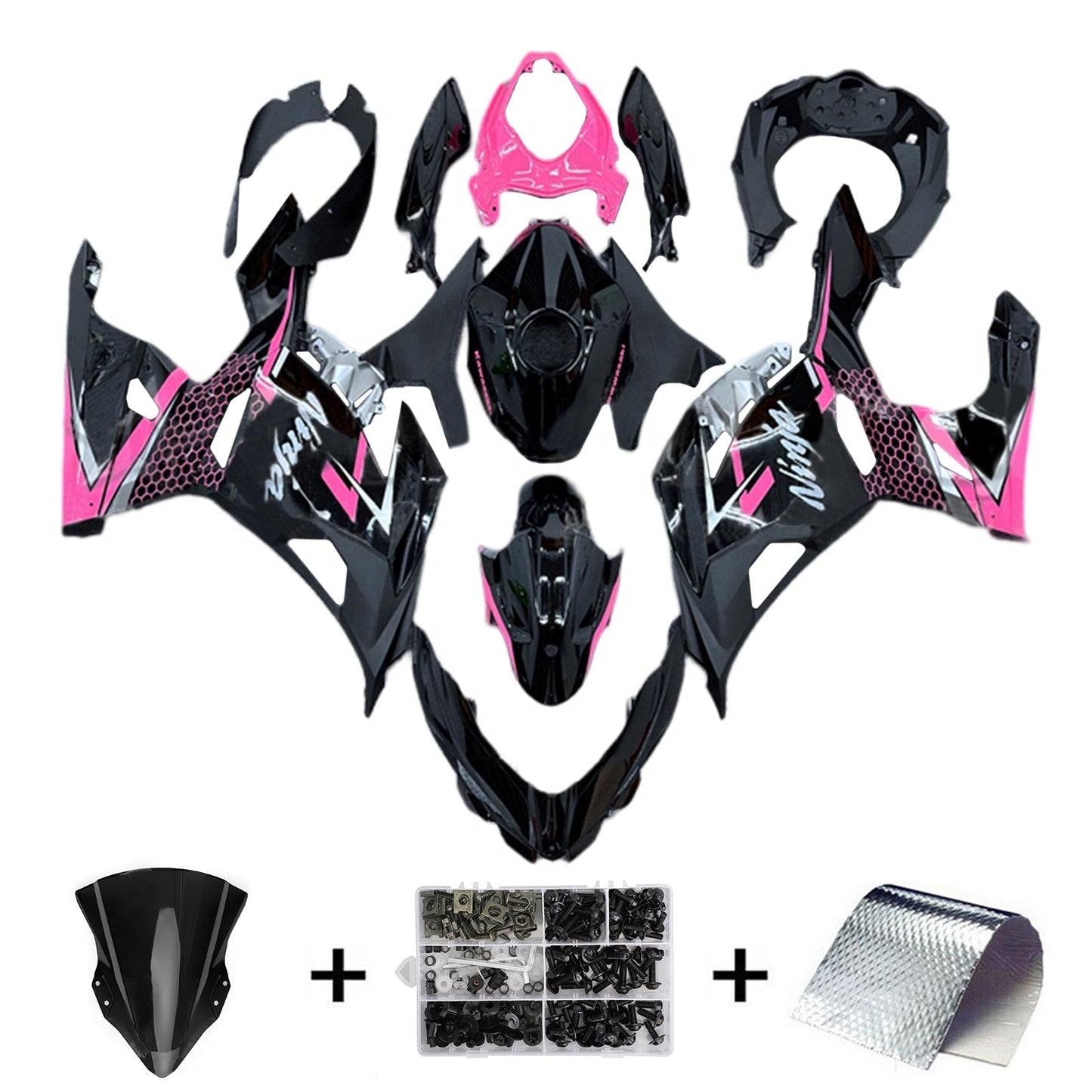 2018-2024 Kawasaki EX400 Ninja400 Fairing Kit Bodywork Plastic ABS