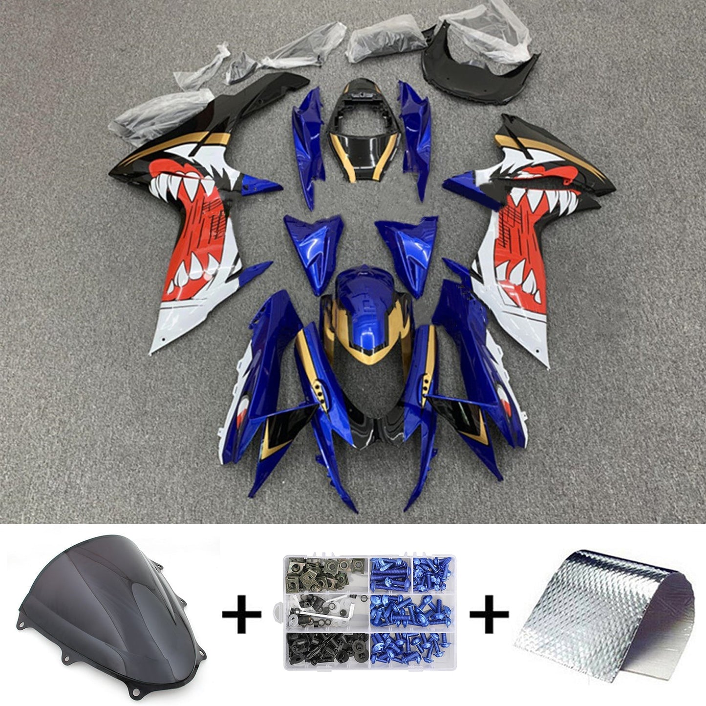 2011-2025 Suzuki GSXR 600/750 K11 Fairing Kit Bodywork Plastic ABS