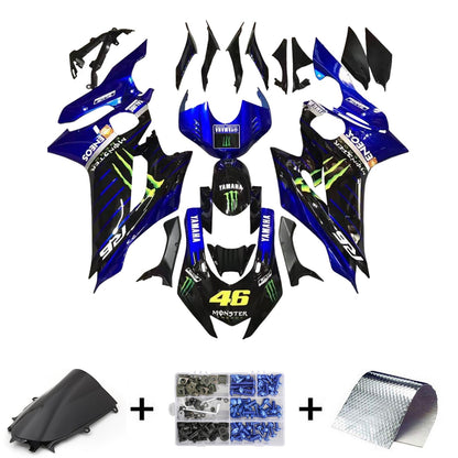 2017-2023 Yamaha YZF-R6 Fairing Kit Bodywork Plastic ABS