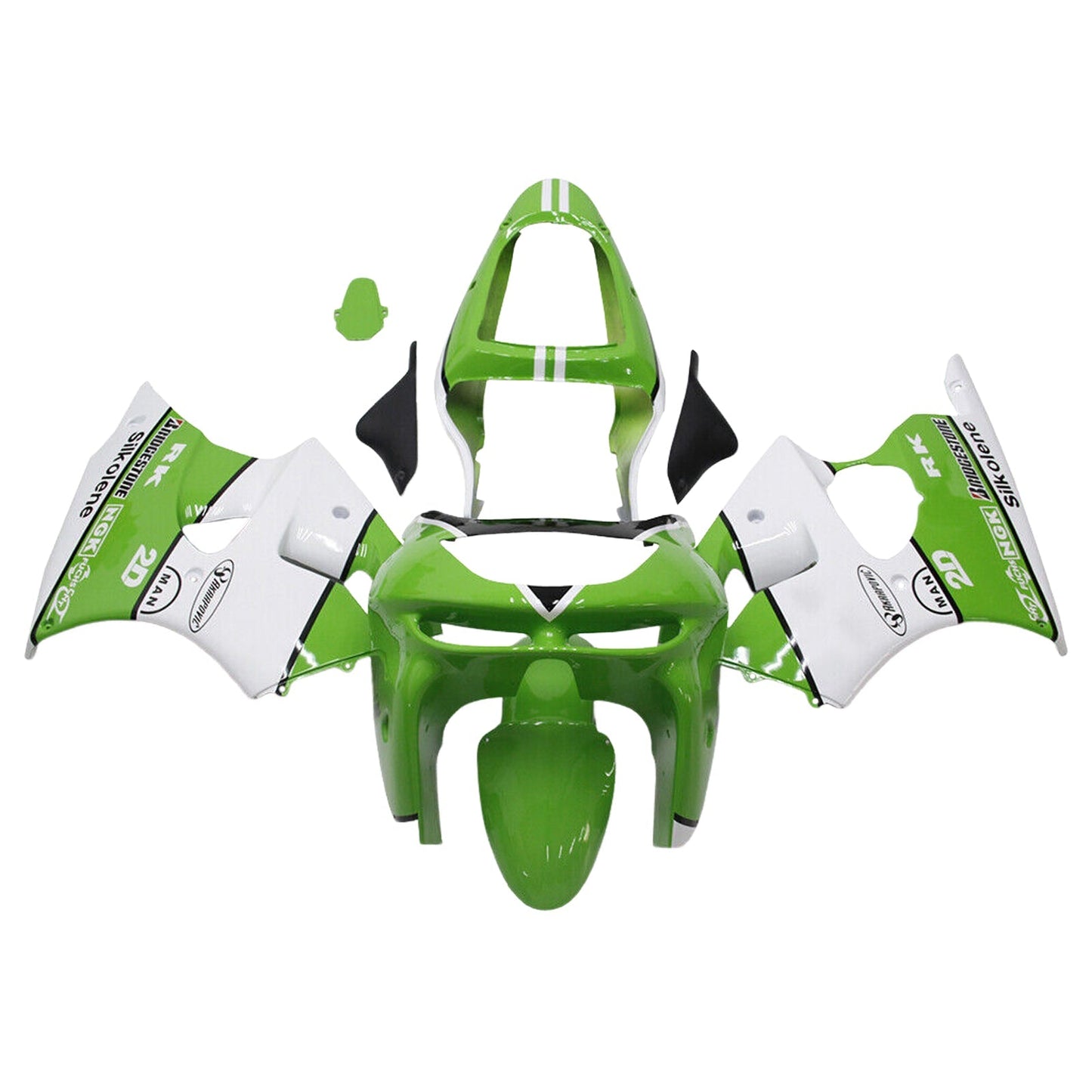1998-1999 Kawasaki ZX6R Fairing Kit Bodywork Plastic ABS