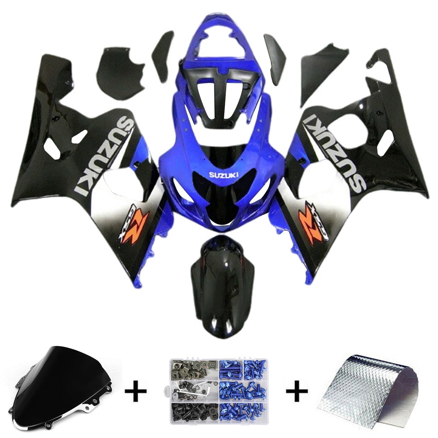 2004-2005 Suzuki GSXR 600/750 K4 Fairing Kit Bodywork Plastic ABS