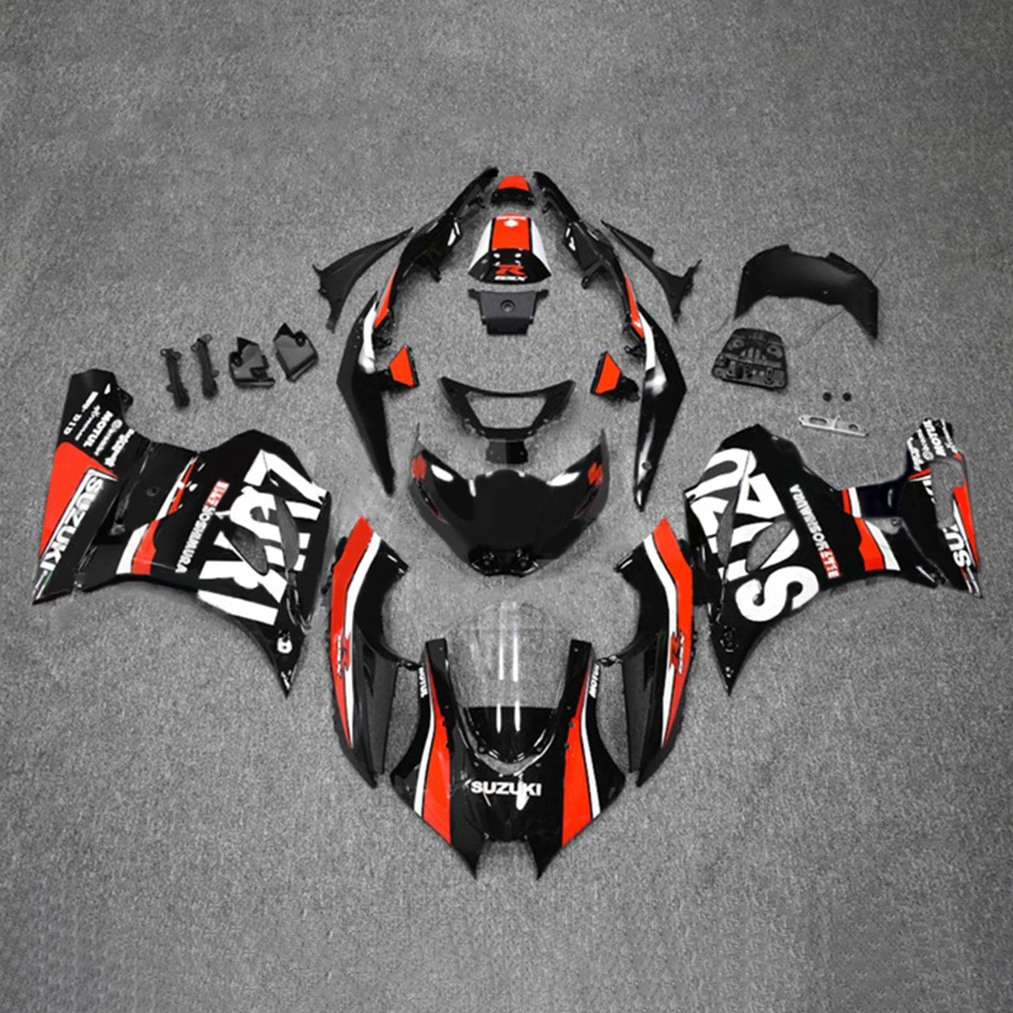 2017-2024 Suzuki GSXR1000 K17 Fairing Kit Bodywork Plastic ABS