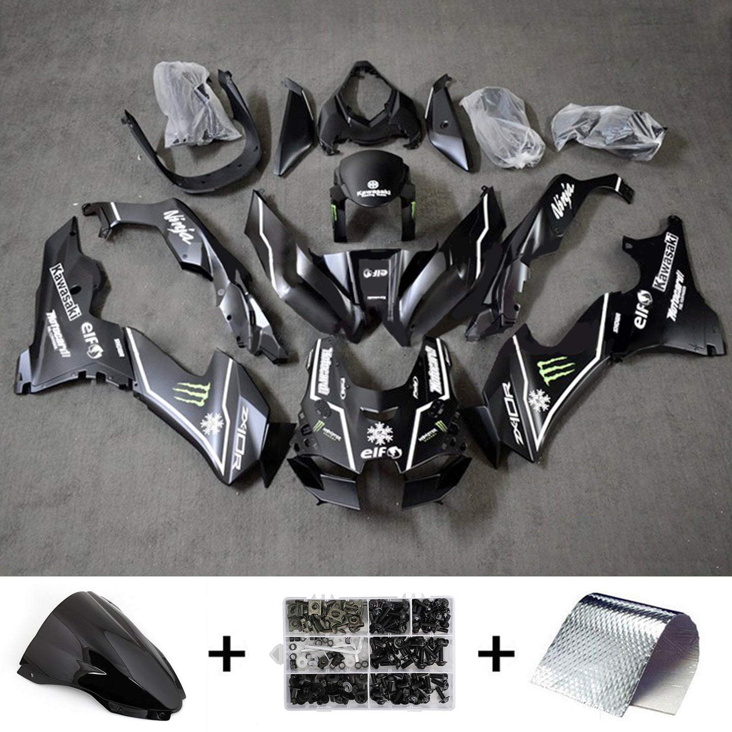 2021-2025 Kawasaki ZX-10R ZX-10RR Fairing Kit Bodywork ABS