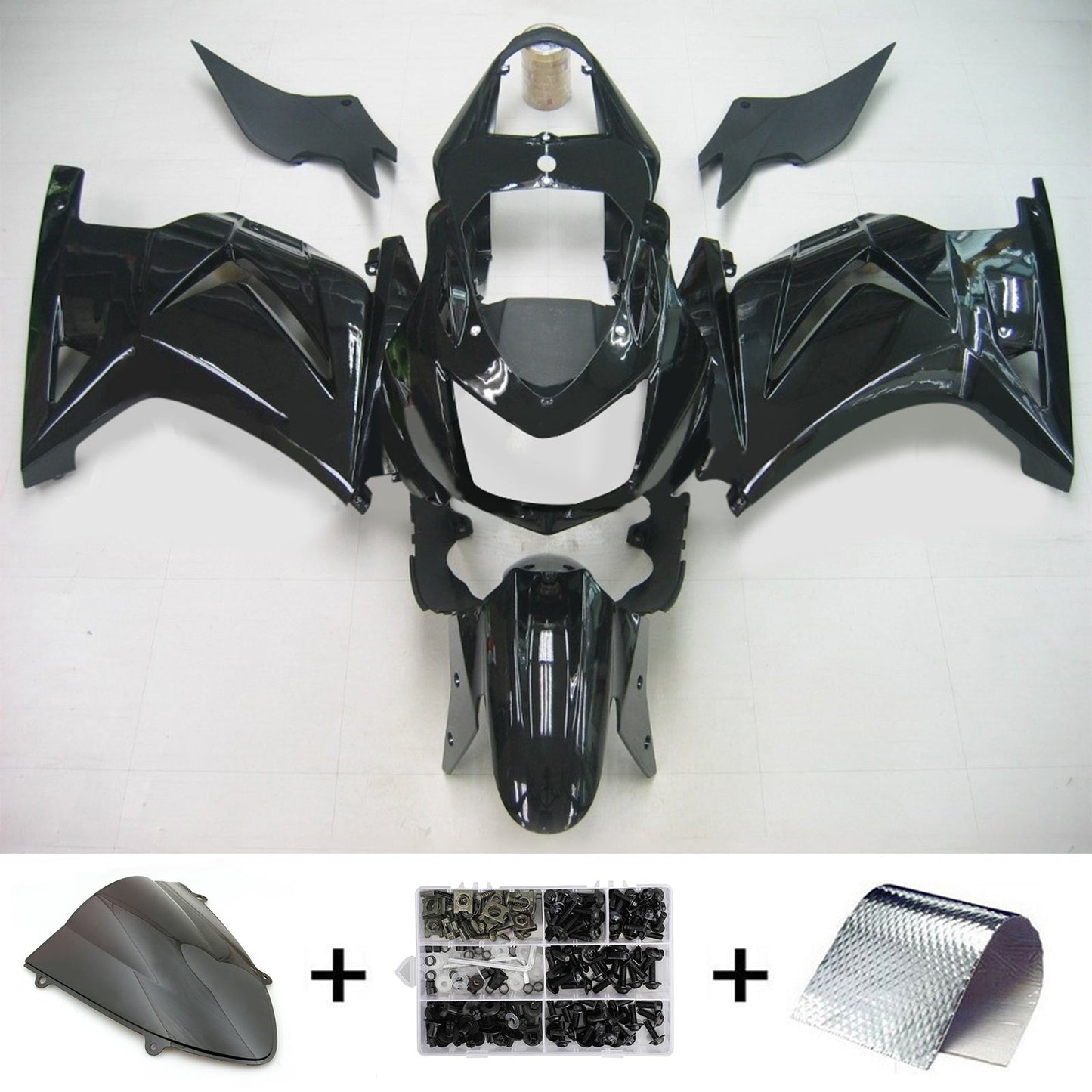 2008-2012 Kawasaki EX250/Ninja250R Fairing Kit Bodywork Plastic ABS