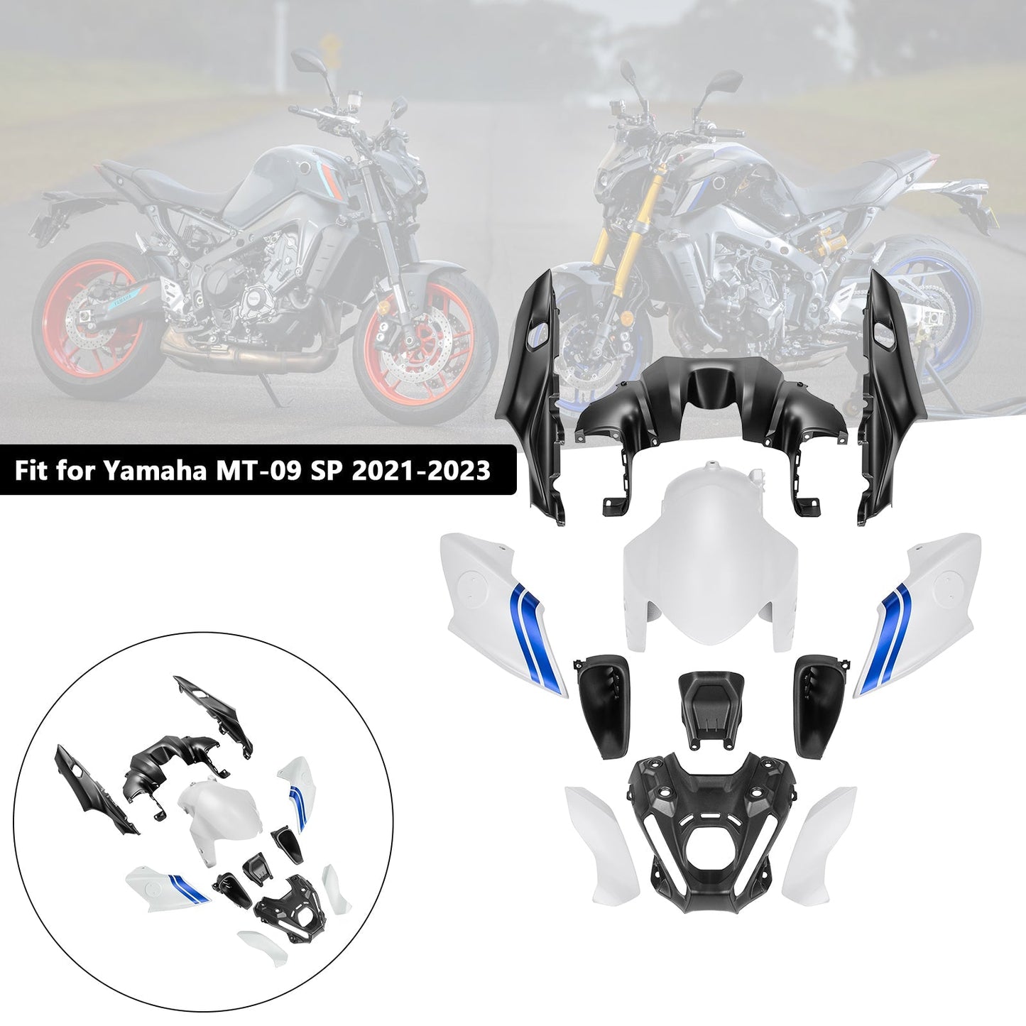 2021-2023 Yamaha MT-09 / MT-09 SP Fairing Kit