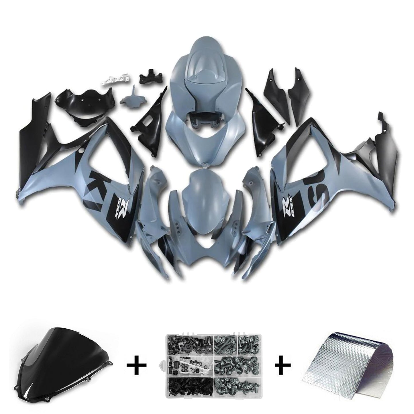 2006-2007 Suzuki GSXR 600/750 K6 Fairing Kit Bodywork Plastic ABS