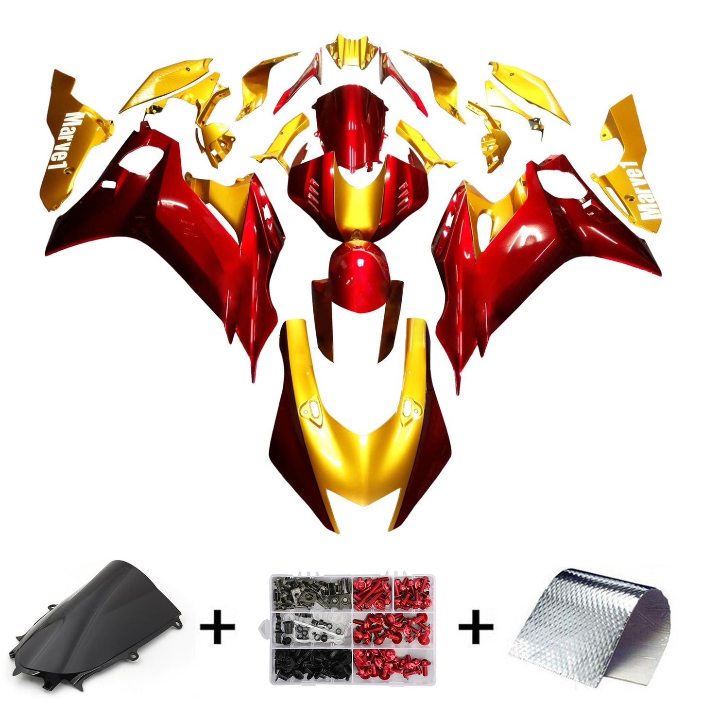 2017-2023 Yamaha YZF-R6 Fairing Kit Bodywork Plastic ABS
