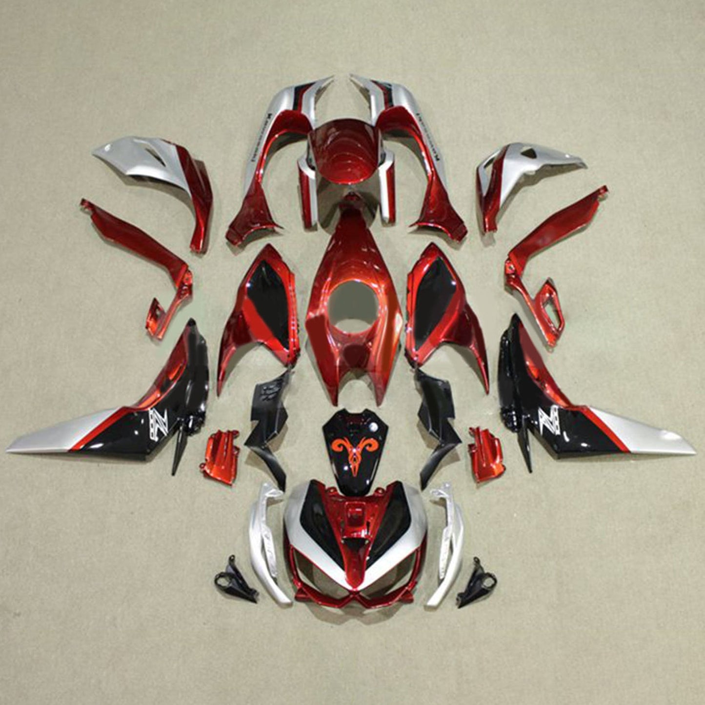 2014-2017 Kawasaki Z1000 Fairing Kit Bodywork Plastic ABS