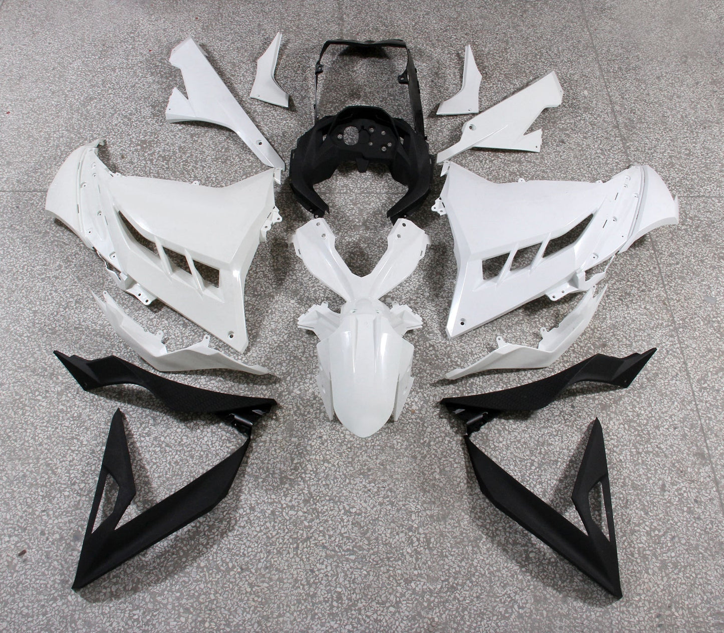 2013-2024 Fairings Plastics Kawasaki Ninja 300R EX300R Green Black Ninja  Generic