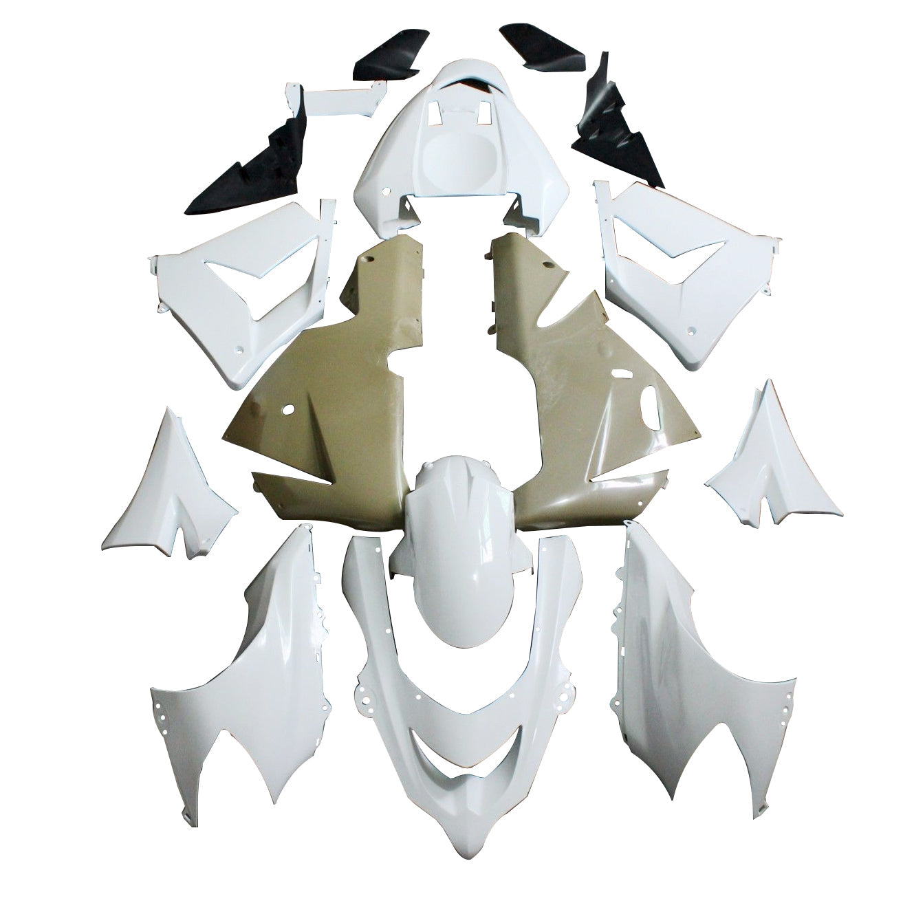 2004-2005 Fairings Kawasaki ZX10R Ninja  Primal only Unpainted Generic