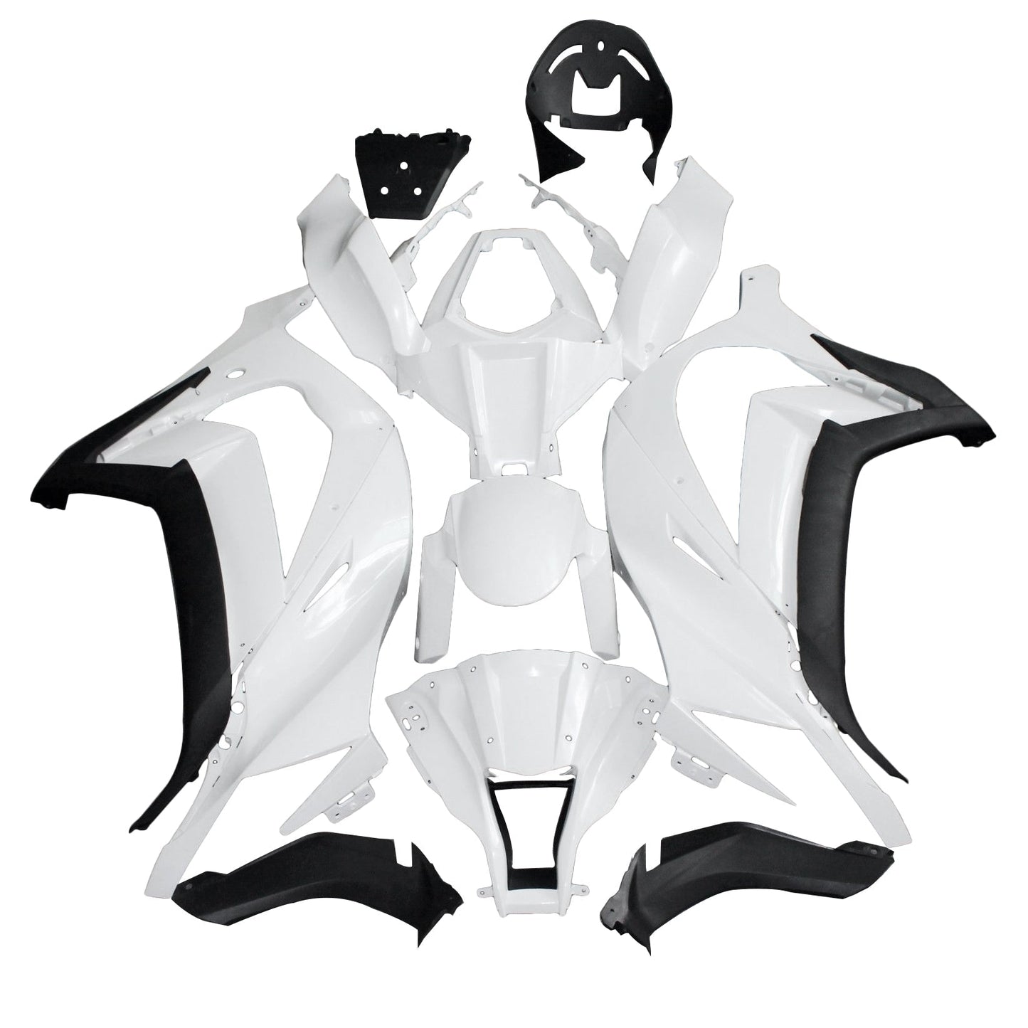 2011-2015 Fairings Plastics Kawasaki ZX10R Ninja  Primal only Unpainted Generic