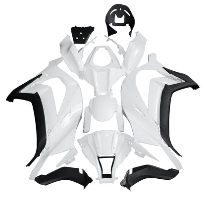 2011-2015 Fairings Plastics Kawasaki ZX10R Ninja  Primal only Unpainted Generic
