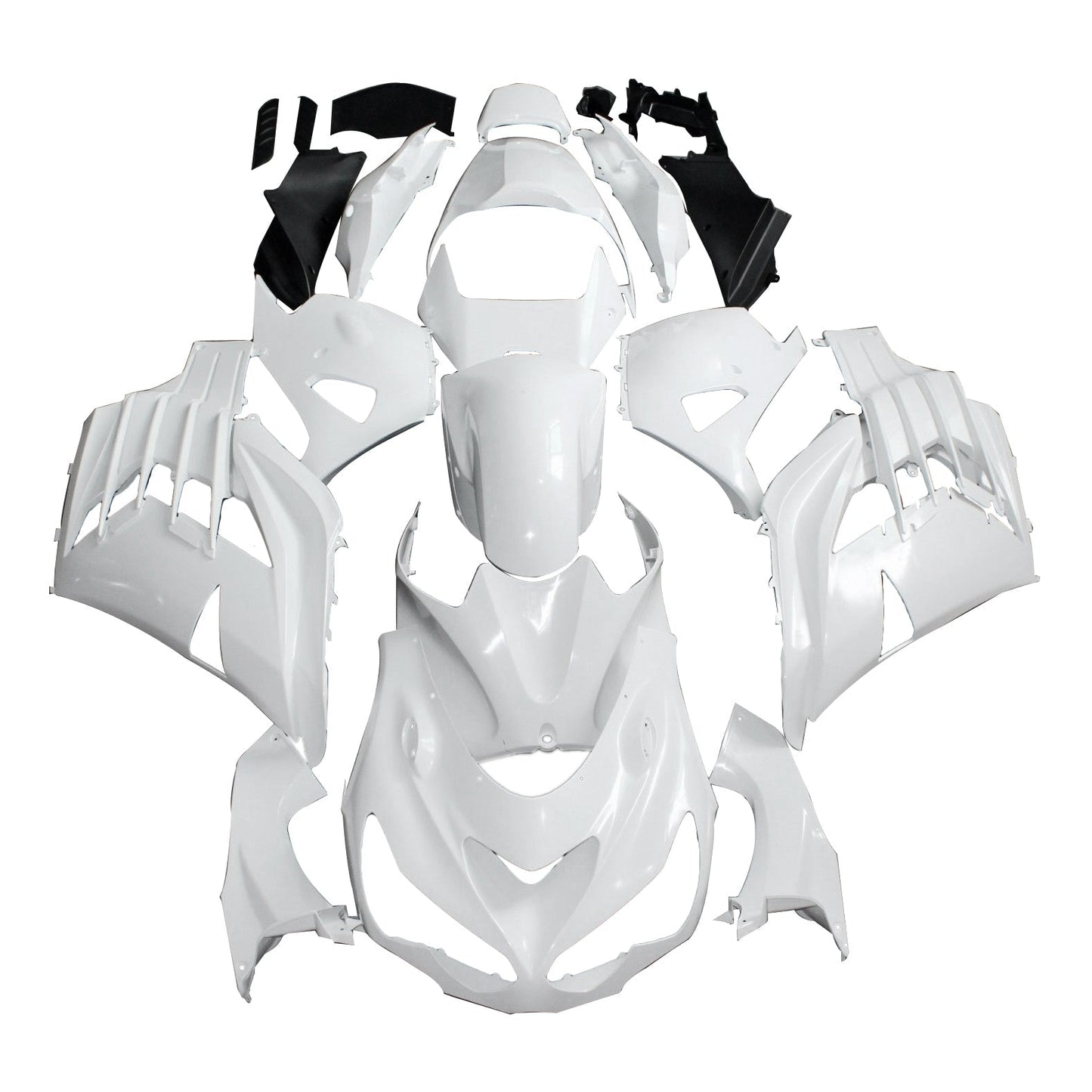 2012-2022 Fairings Plastics Kawasaki ZX14R Ninja  Primal only Unpainted Generic