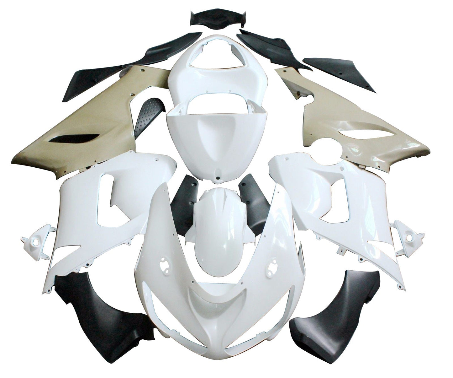 2005-2006 Fairings Kawasaki ZX6R 636 Ninja  Primal only Unpainted Generic