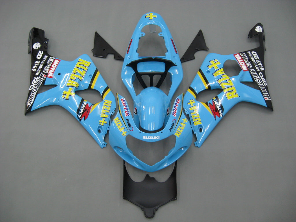 2000-2002 Fairings Suzuki GSXR 1000 Blue Black Rizla  Generic