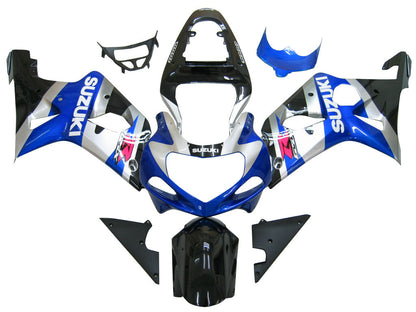 2000-2002 Fairings Suzuki GSXR 1000 Silver Blue Black GSXR   Generic