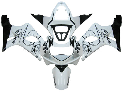 2000-2002 Fairings Suzuki GSXR 1000 White & Black Corona  Generic