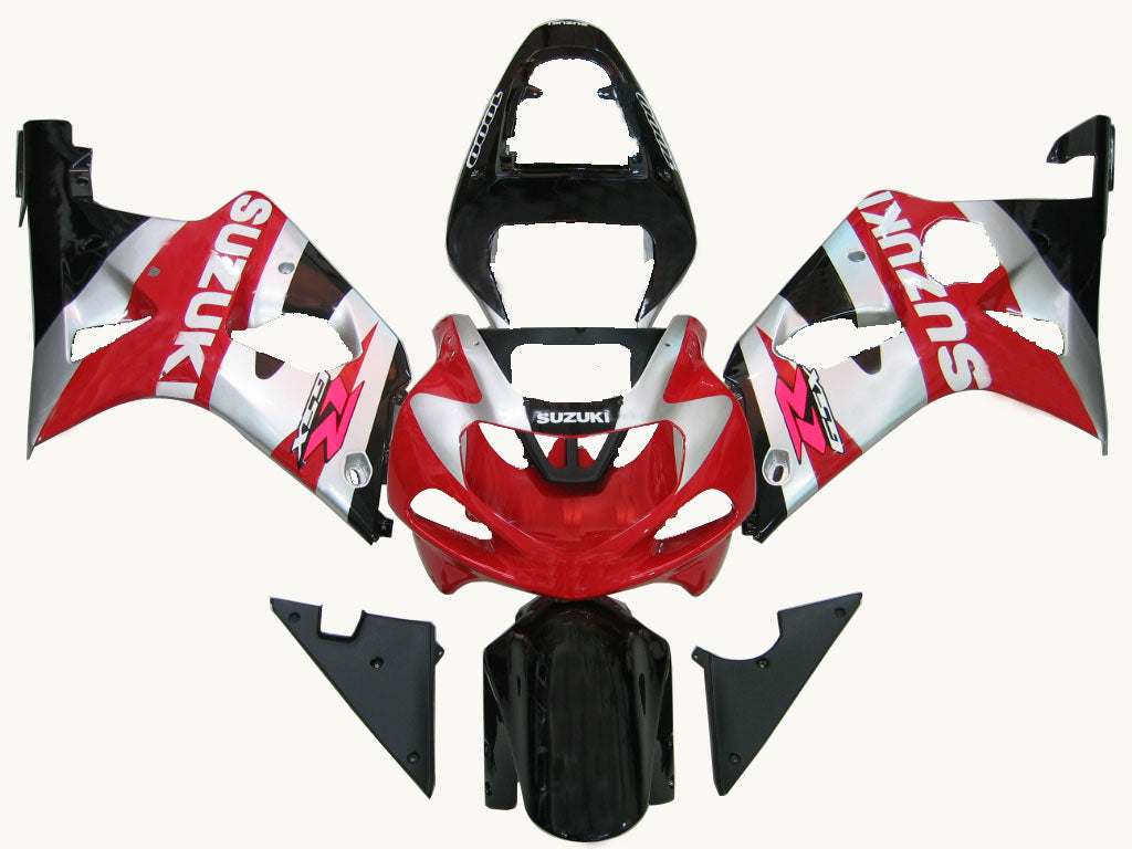 2000-2002 Fairings Suzuki GSXR 1000 Black & Red GSXR  Generic