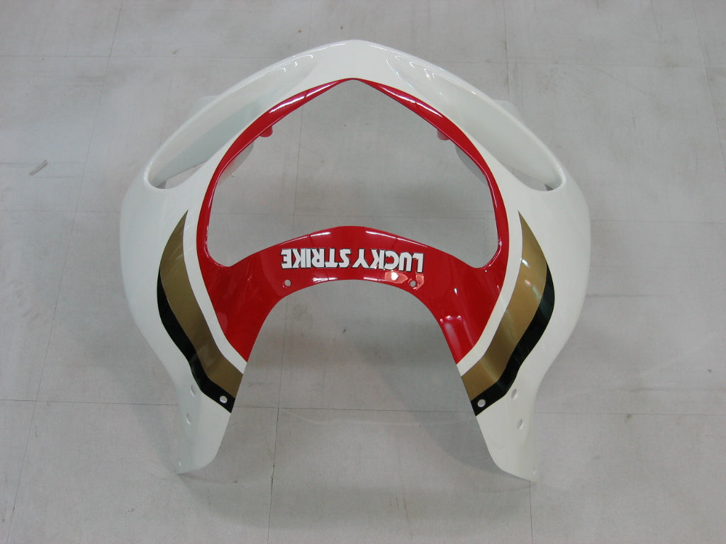 2000-2002 Fairings Suzuki GSXR 1000 White & Red Lucky Strike  Generic