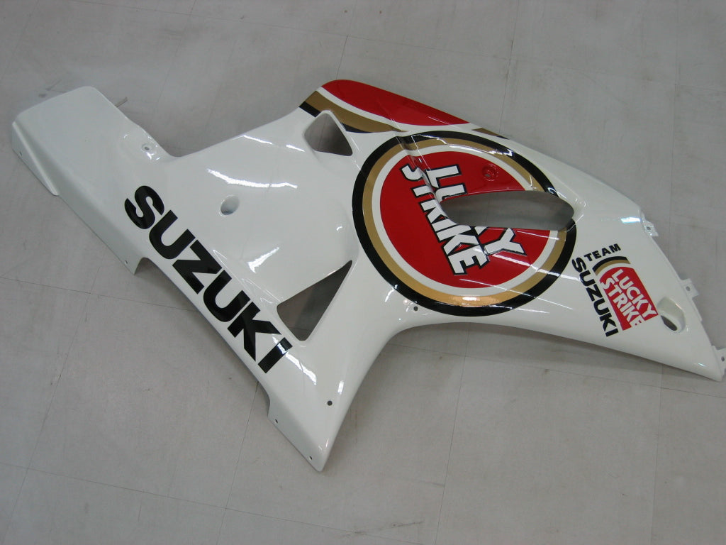 2000-2002 Fairings Suzuki GSXR 1000 White & Red Lucky Strike  Generic